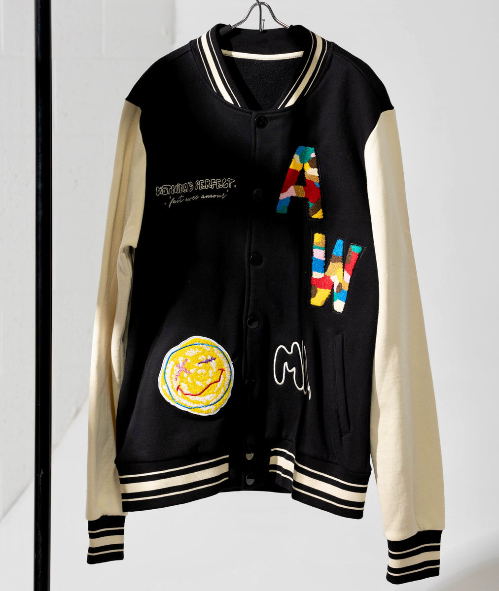 AW "Nothing's Perfect" Letterman Jacket MARKNASH